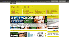Desktop Screenshot of isere-culture.fr