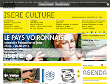 Tablet Screenshot of isere-culture.fr